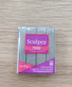 PREMO Sculpey – Blanco Brillante Purpurina