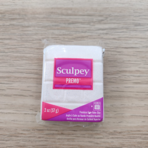 PREMO Sculpey – Brillantina Blanco