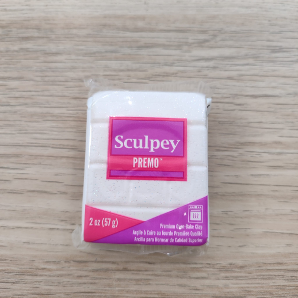 PREMO Sculpey – Brillantina Blanco