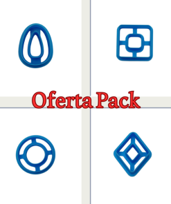 4 ud - Pack Geométricos - 30mm