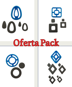 4 ud - Pack Geométricos - 30mm